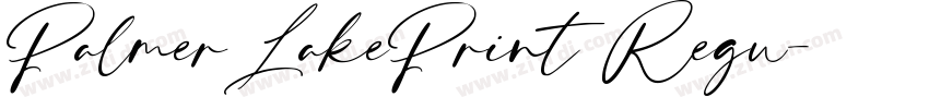 PalmerLakePrint Regu字体转换